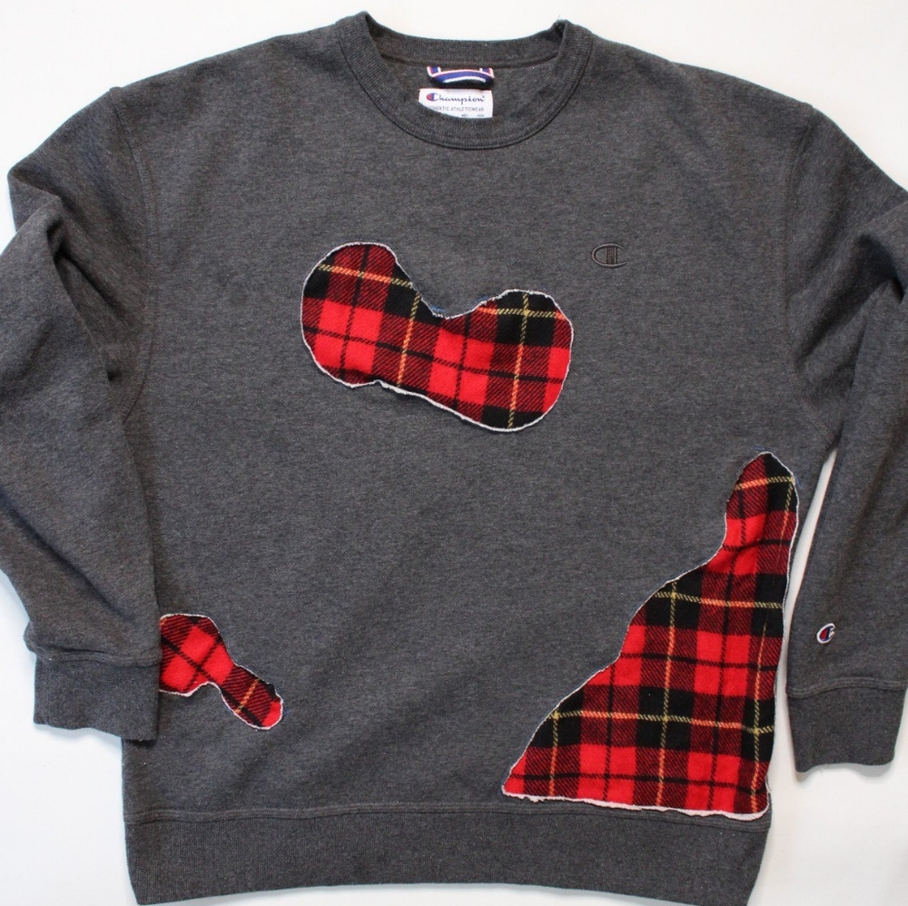 NWT champion patch crewneck sweater